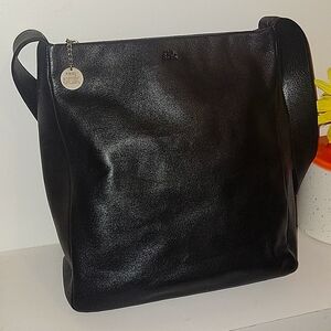 The Sak black leather shoulder bag